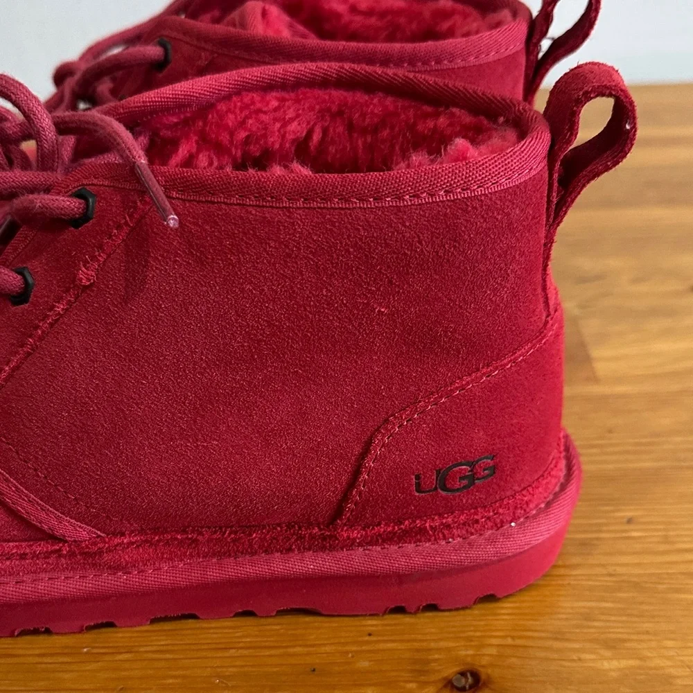 UGG Red Suede Boots for Men’s Size 8